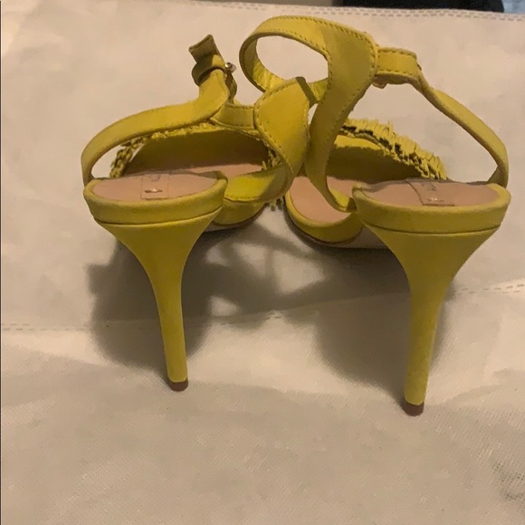 aldo neon green heels